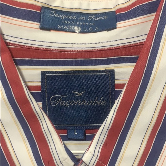 Men’s Faconnable shirt L - Picture 2 of 2